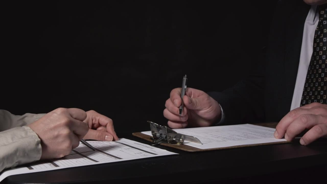 Documents being compared side by side