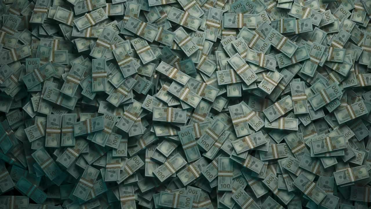 Stacks of cash
