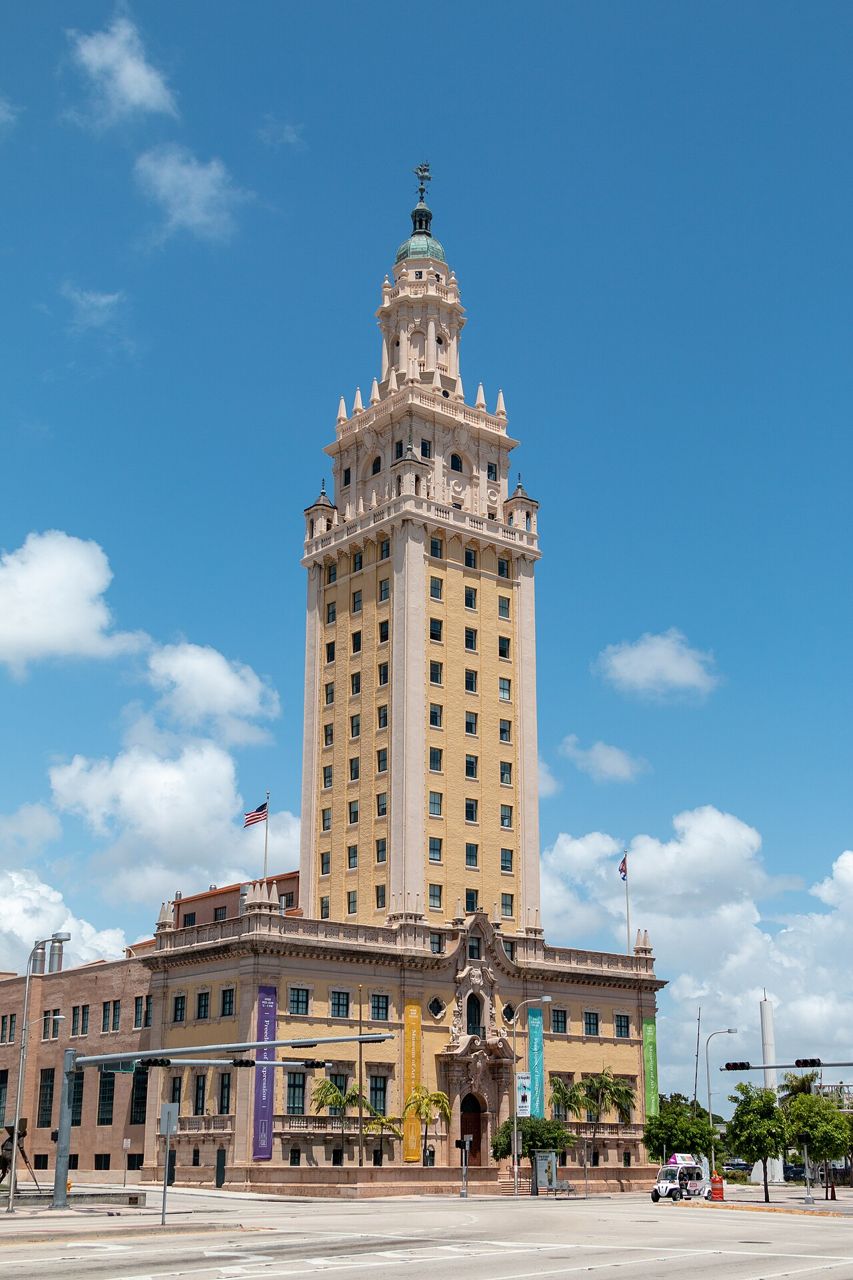 The Freedom Tower in downtown Miami