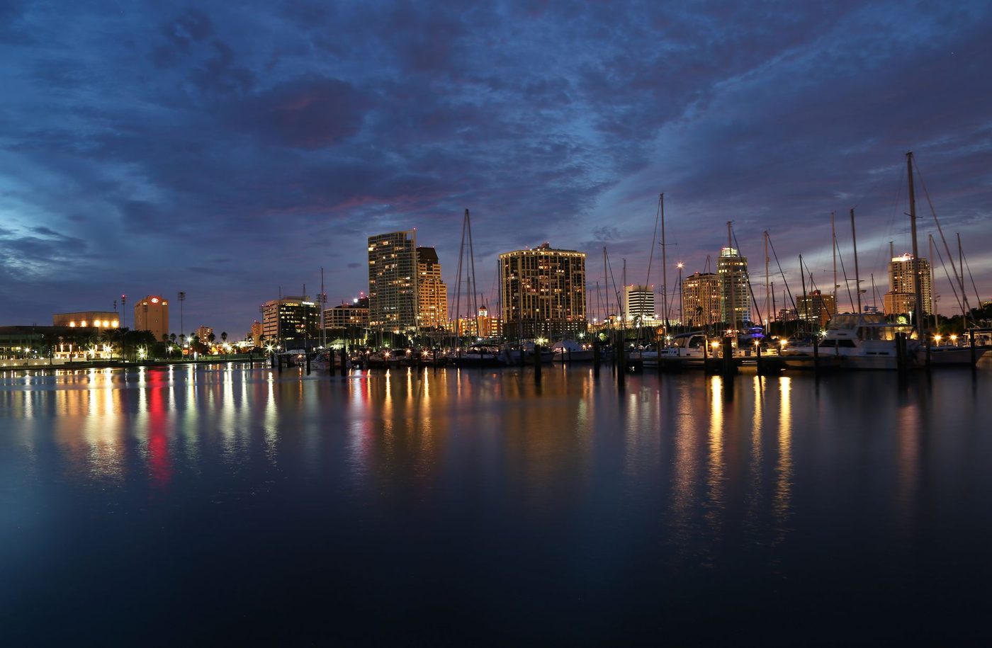 St. Petersburg Florida waterfront and downtown skyline