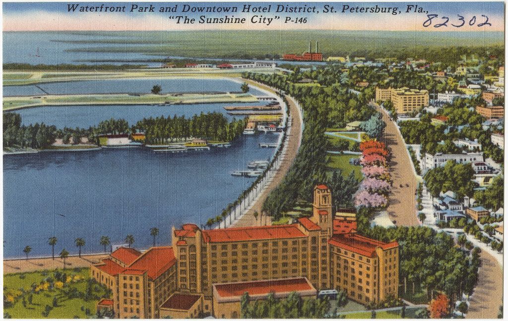 The St. Petersburg waterfront