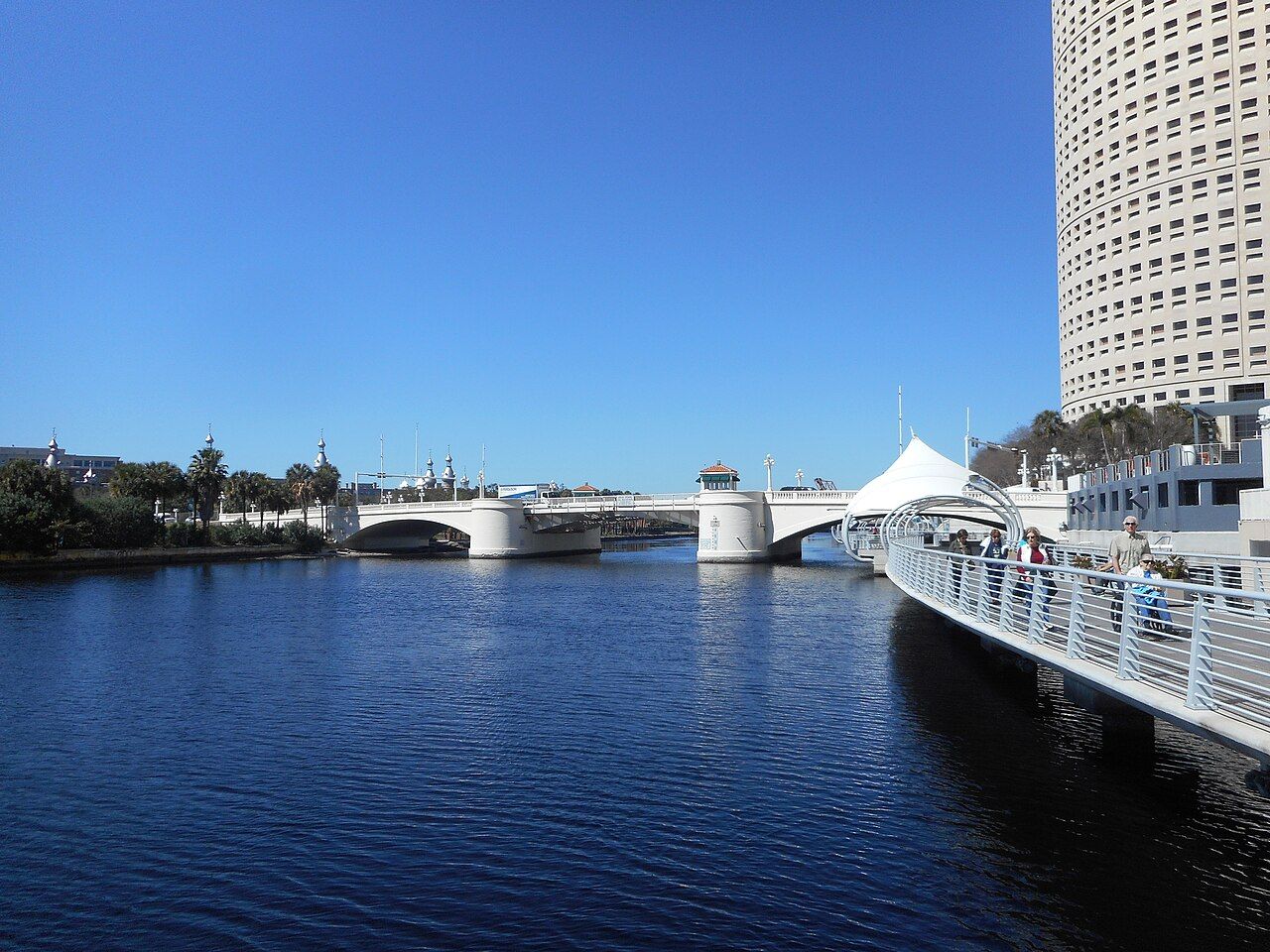 The Tampa Riverwalk