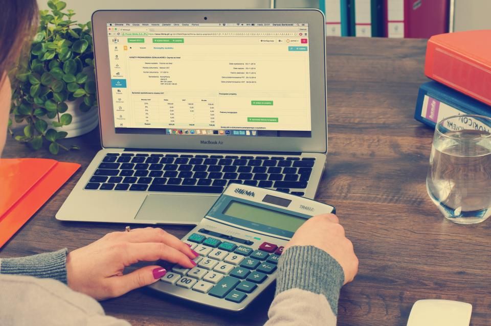 A calculator and accounting paperwork